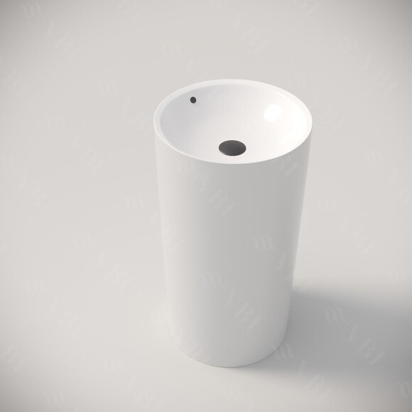 Раковина VBI Matera White VBI-019001 (46 см, напольная), Доступные размеры: 46 x 46, Цвет производителя: белый глянец, фото 