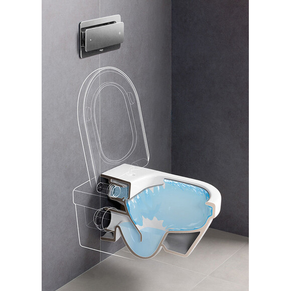 Унитаз настенный с сиденьем soft-close Villeroy & Boch Architectura 5684HR01, фото 6