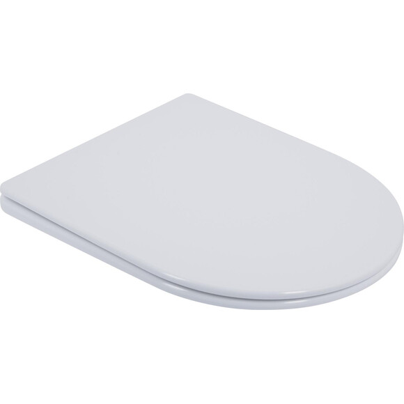 Безобідковий унітаз-компакт Qtap Swan Ultra Quiet Rimless QT16222182TW (з сидінням), фото , изображение 8
