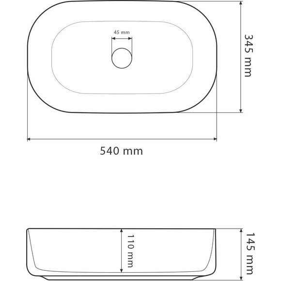 Умивальник VBI Imola White VBI-012603 (54x35 см), фото , изображение 5