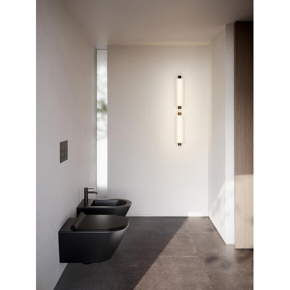 Біде підвісне Catalano Zero 55 0118551022+9056060000 (чорне матове), Колір виробника: чорний матовий, фото , изображение 2