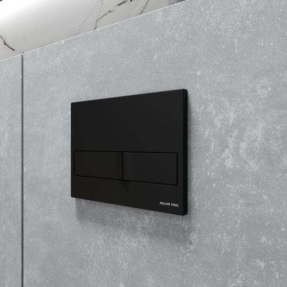 Панель змиву Koller Pool Neon black matt KP-226-017 (чорна матова), Колір виробника: чорний матовий, фото , изображение 4
