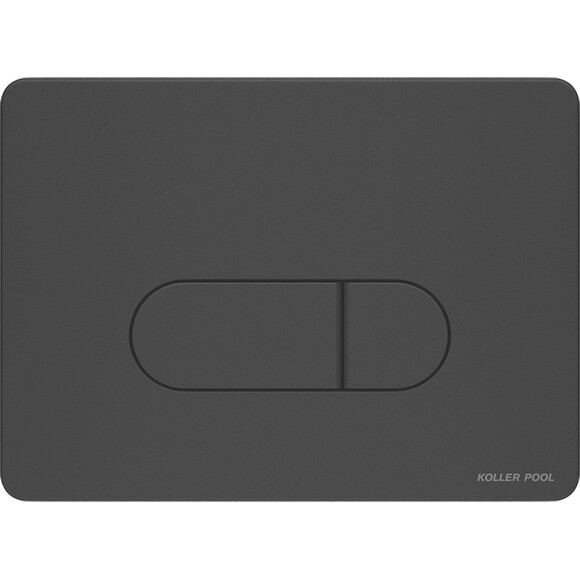 Панель смыва Koller Pool Orion Cosmo Black Matt KP-228-020 (черная матовая), Цвет производителя: черный матовый, фото 