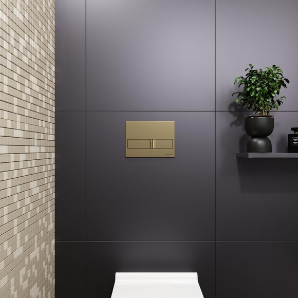 Панель смыва Koller Pool Neon gold KP-226-021 (золотая), Цвет производителя: золото, фото 2