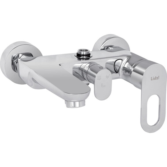 Комплект змішувачів 2 в 1 для ванної кімнати Lidz Latwa Chrome LDLAT001CRM4541246360 (LDLAT001CRM45412 + LDLAT1030CRM45417), фото , изображение 5