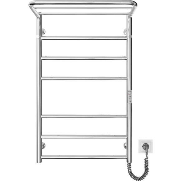 Електрична рушникосушарка Mario Home-І TR K 2.3.8600.10.P (530x770 см, з полицею, з програматором), фото , изображение 2