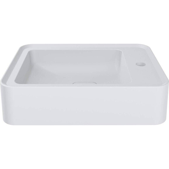 Раковина Miraggio Marrakesh 380 L Miramarble Matt 8814258 (51x38 см, белая матовая), Доступные размеры: 51 x 38 L, Цвет производителя: белый матовый, Технология производства: Miramarble Matt, фото 3