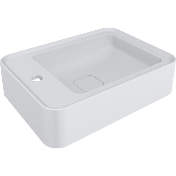 Раковина Miraggio Marrakesh 380 R Miramarble Matt 8814255 (51x38 см, белая матовая), Доступные размеры: 51 x 38 R, Цвет производителя: белый матовый, Технология производства: Miramarble Matt, фото 