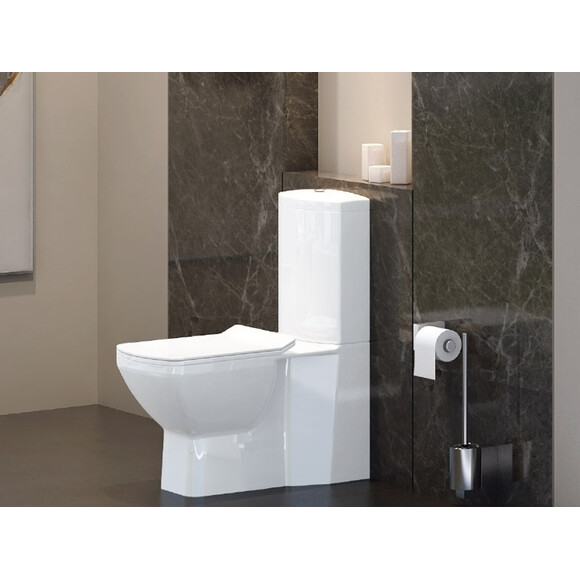 Унітаз-компакт Idevit Venus 0604-0305+2805-0300 (без сидіння), фото , изображение 2