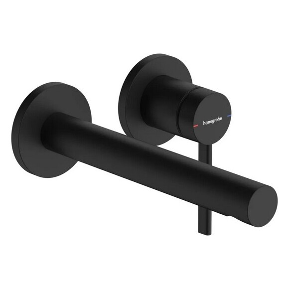 Зовнішня частина змішувача прихованого монтажу Hansgrohe Zesis S Black Matt 74750670 (чорна матова), Колір виробника: чорний матовий, фото 