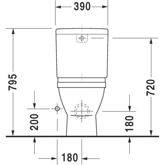 Унітаз-компакт Duravit Starck 3 0126090000+0920100005 (без сидіння), фото , изображение 7