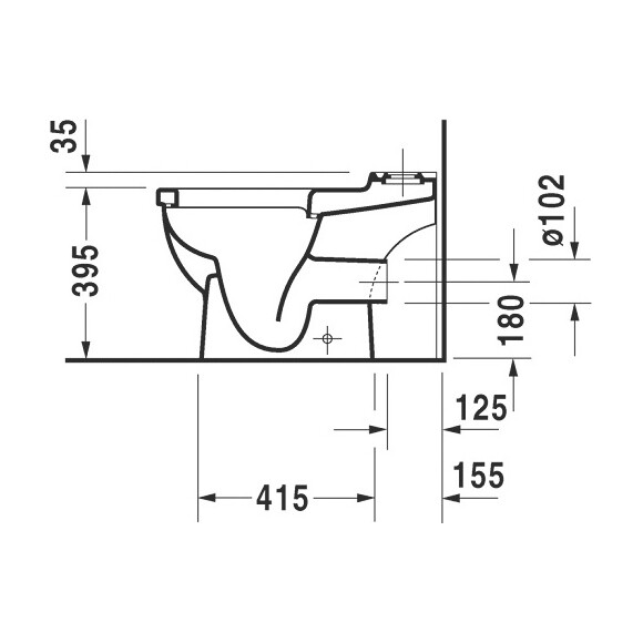 Унітаз-компакт Duravit Starck 3 0126090000+0920100005 (без сидіння), фото , изображение 5