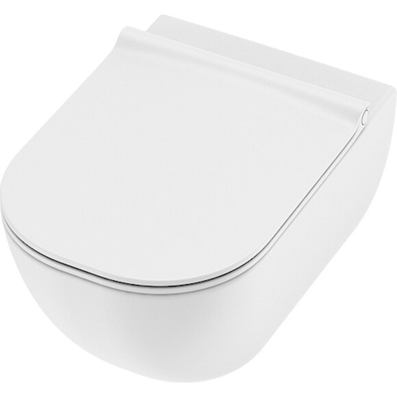 Безобідковий підвісний унітаз Jika Mio H8207140000001+H8917160000631 (з сидінням), фото 