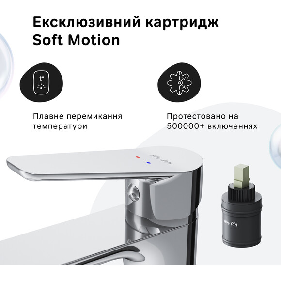Змішувач для умивальника Am.Pm Hit F9Y02200, фото , изображение 4
