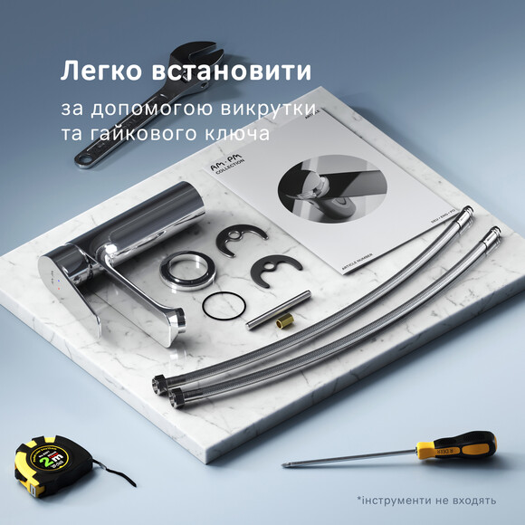 Змішувач для умивальника Am.Pm Hit F9Y02200, фото , изображение 8