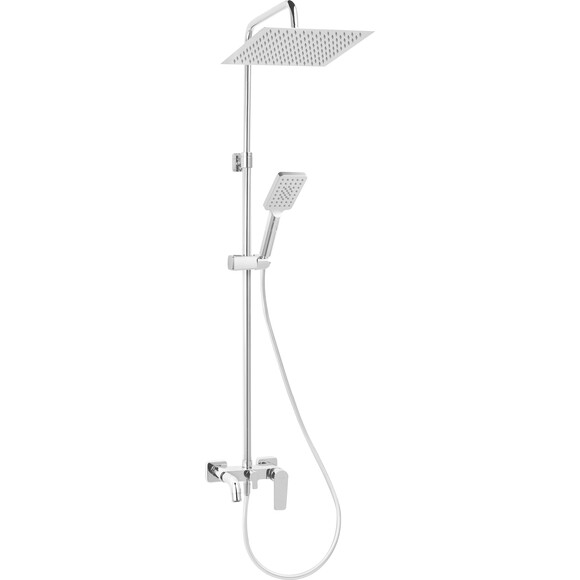 Душова система Ferro Algeo Square Chrome NP80-BAQ13U (з виливом), фото 