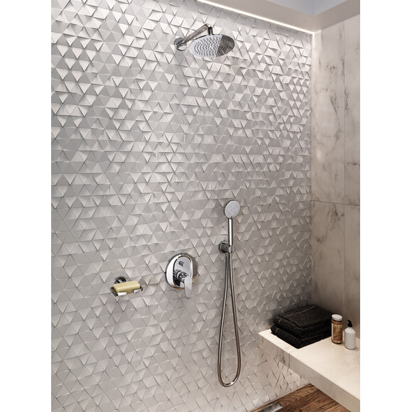 Душевая система Ferro Algeo Chrome BAG7P-SET1-S (скрытого монтажа), фото 3