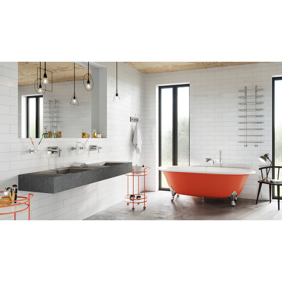 Склянка для зубних щіток Ferro Grace Chrome AC03 (настінний), фото , изображение 2