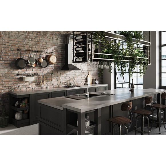 Змішувач для кухні Ferro Camiro Inox BCQ4 (нержавійка), фото , изображение 3