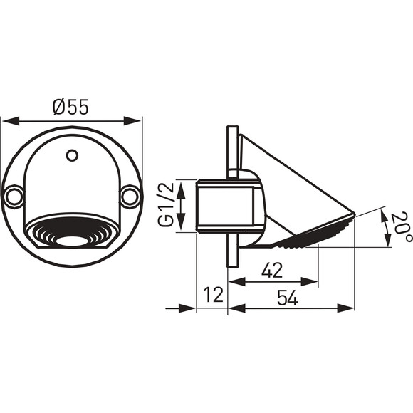 Верхний душ Ferro Vandal Proof NPG04, фото 3