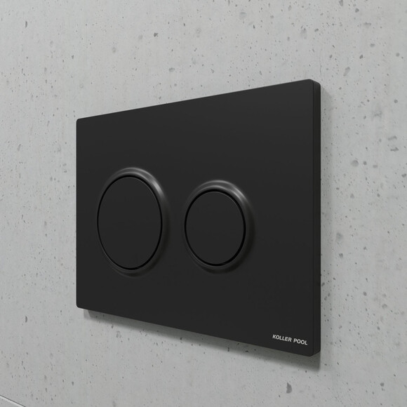 Панель смыва Koller Pool Air Black Matt KP-230-017 (2358510657, черная матовая), Цвет производителя: черный матовый, фото 4