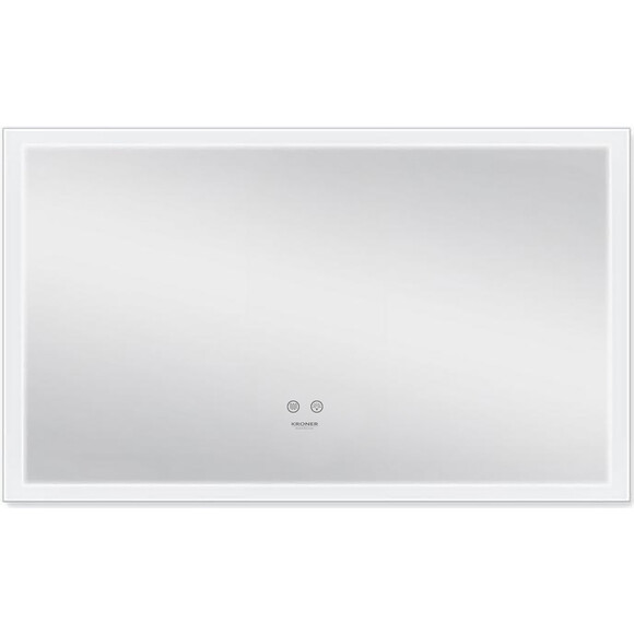 Дзеркало для ванної кімнати Kroner KRP Spiegel HR3-10060 (100x60 см, з підсвічуванням та антизапотіванням), фото , изображение 2