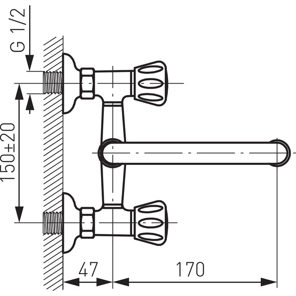 Смеситель для умывальника Ferro Standard Chrome BST3, фото 3