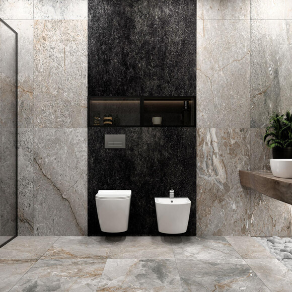 Безобідковий підвісний унітаз Koller Pool Round Tornado 3.0 1822570198 (воронкоподібний, з сидінням), фото , изображение 4