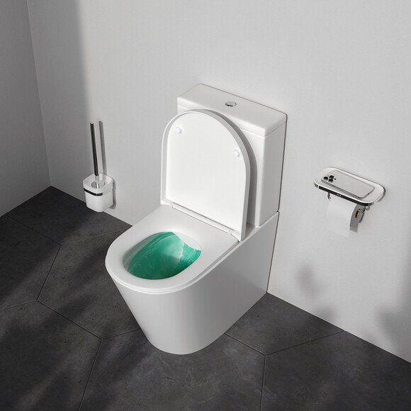 Безободковый унитаз-компакт Am.Pm Func CFA8600SC (с сиденьем), фото 4