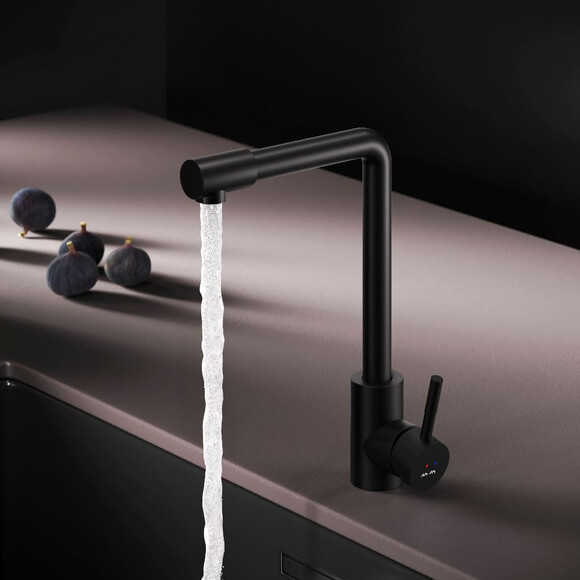 Смеситель для кухни Am.Pm X-Joy S F85B05022 (черный матовый), Цвет производителя: черный матовый, фото 3