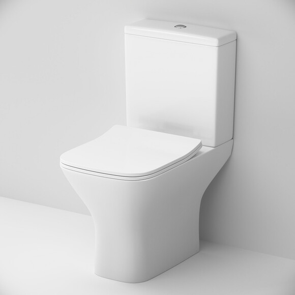 Безобідковий унітаз-компакт Am.Pm Gem CGA8601SC (з сидінням), фото , изображение 5