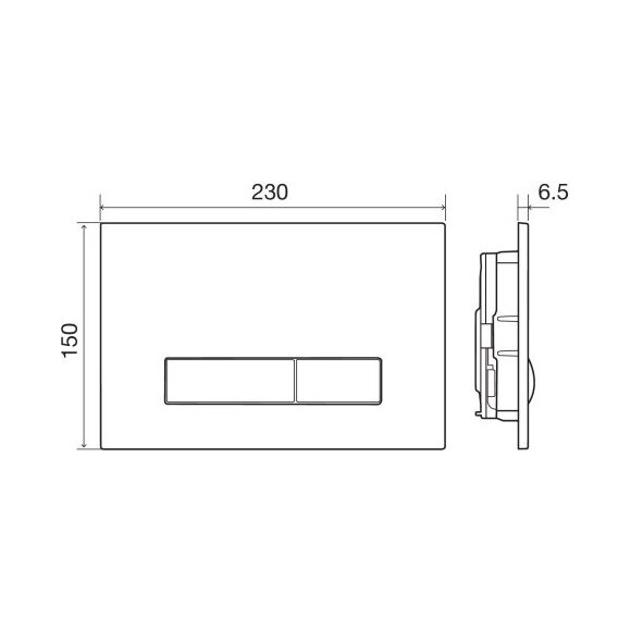 Инсталляция для унитаза 3 в 1 Imprese I-Frame i9120W (с клавишей смыва и креплением к стене), фото 4