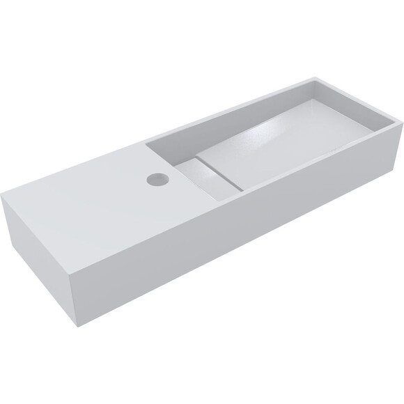 Умывальник Miraggio Toni 650 R Miramarble 8814238 (65x22 см, с крылом), Доступные размеры: 65 x 22 R, Технология производства: Miramarble, фото 