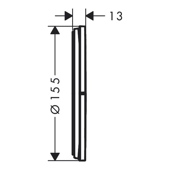 Перемикач на 3 споживачів Hansgrohe ShowerSelect Comfort S Matt Black 15558670+01500180 (чорний матовий, внутрішня частина в комплекті), Колір виробника: чорний матовий, фото , изображение 14