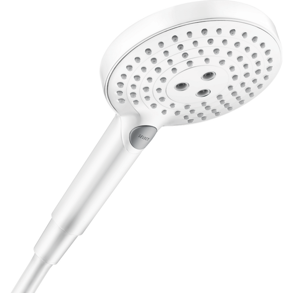 Лійка для душу Hansgrohe Raindance Select S 120 White Matt 26530700 (біла матова, трирежимна), Колір виробника: білий матовий, фото 
