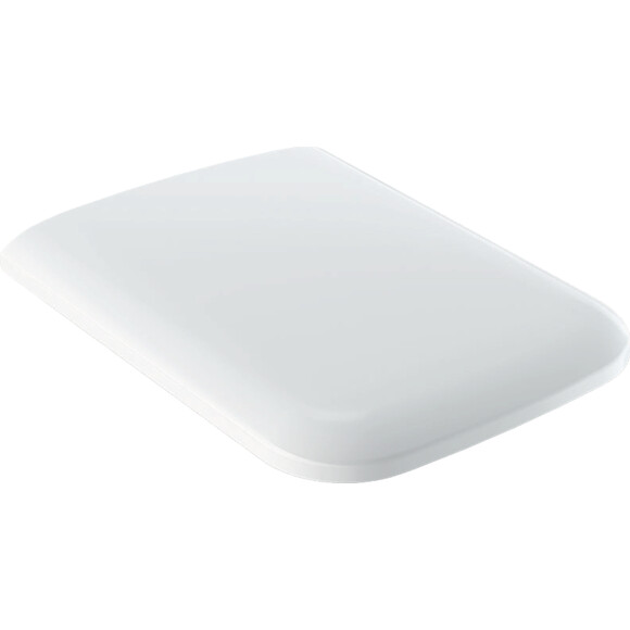 Безобідковий підвісний унітаз Geberit iCon Square Rimfree 201950000+571910000 (з сидінням), фото , изображение 7