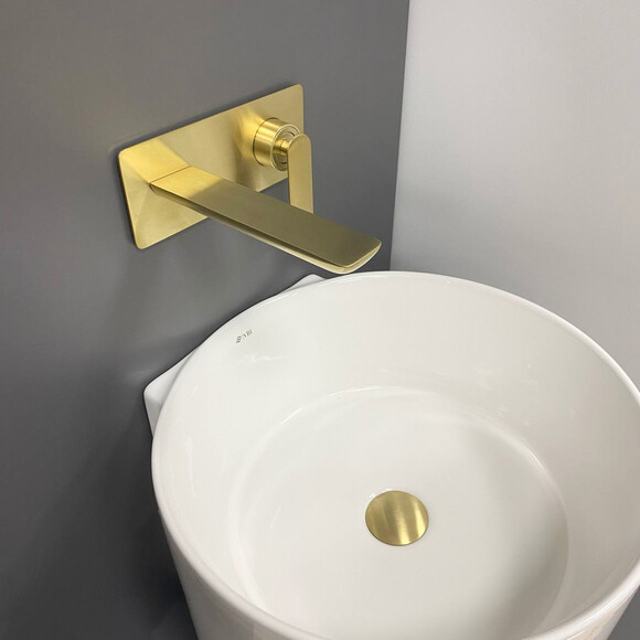 Умывальник VBI Levanto White Glossy VBI-016600 (45 см, белый глянцевый, чаша), фото 3