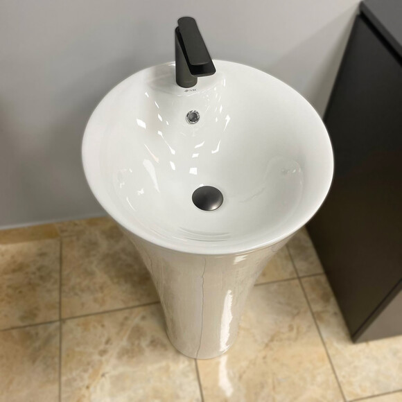 Умывальник VBI Varsi White Glossy VBI-019016 (46 см, белый глянцевый, напольный), фото 