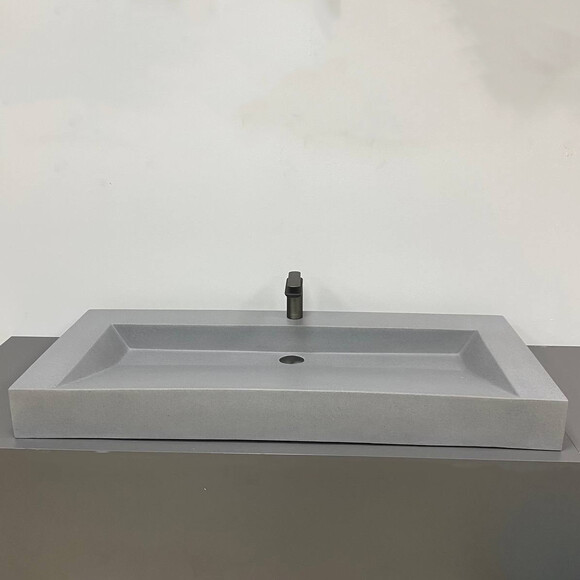 Умивальник VBI Vieste 120 Grey Matt VBI-016803 (120x49 см, сірий матовий), Доступні розміри: 120 x 49, Колір виробника: сірий матовий, фото , изображение 2