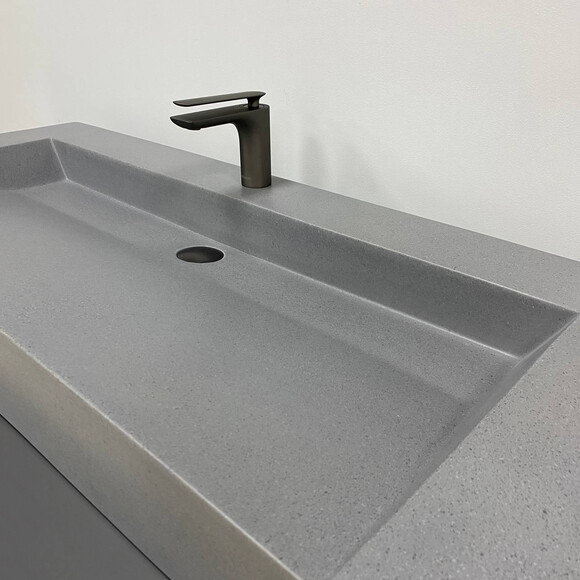 Умивальник VBI Vieste 120 Grey Matt VBI-016803 (120x49 см, сірий матовий), Доступні розміри: 120 x 49, Колір виробника: сірий матовий, фото , изображение 3