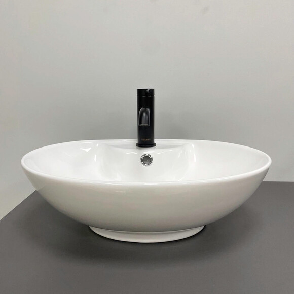 Умивальник VBI Carovilli S White Glossy VBI-015507 (51x41 см, білий глянсовий), Доступні розміри: 51 x 41, Колір виробника: білий глянець, фото , изображение 2