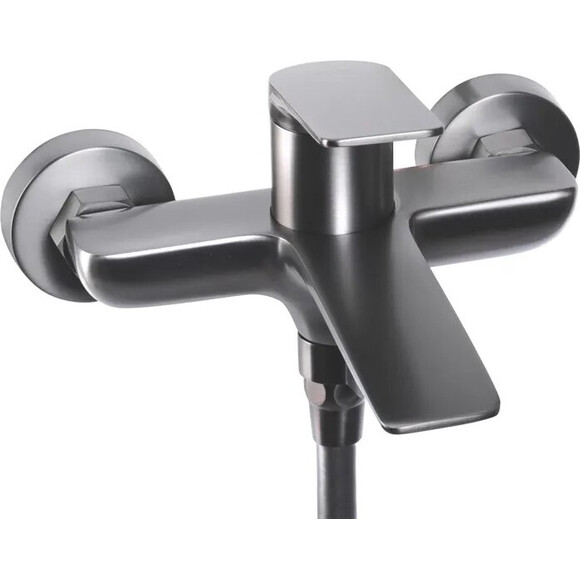 Смеситель для ванны Rea Avalon Graphite REA-B2706 (графитовый, с лейкой и шлангом), фото 3