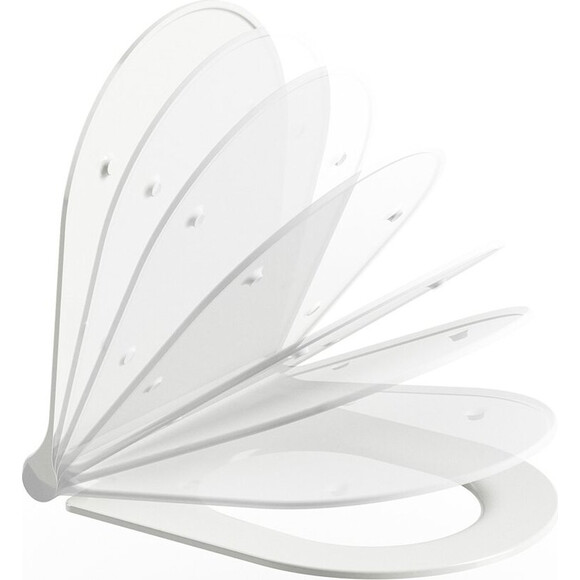 Сидіння для унітазу Ravak Uni Chrome Slim (X01550, з мікроліфтом), фото , изображение 3