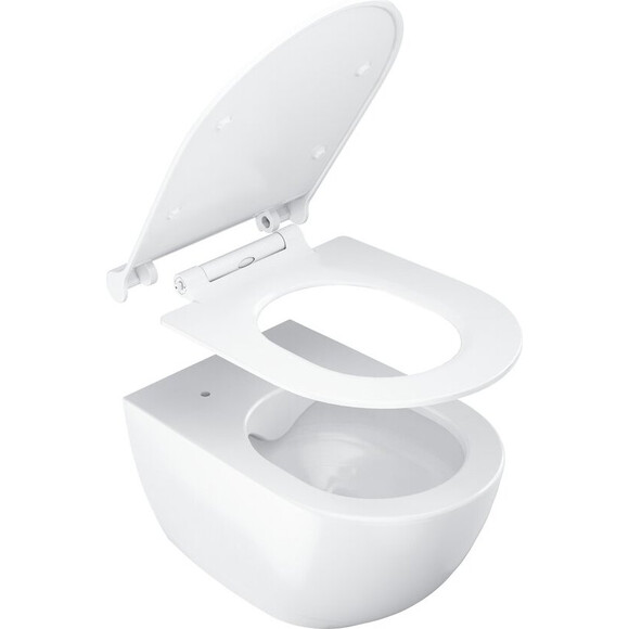 Сидіння для унітазу Ravak Uni Chrome Slim (X01550, з мікроліфтом), фото , изображение 4