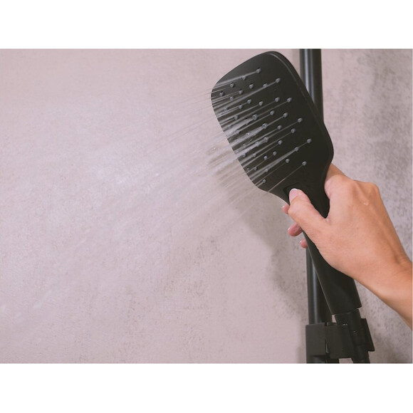Лейка для душа Ravak 958.20BL (X07P569, черная, трехрежимная), Цвет производителя: черный, фото 2