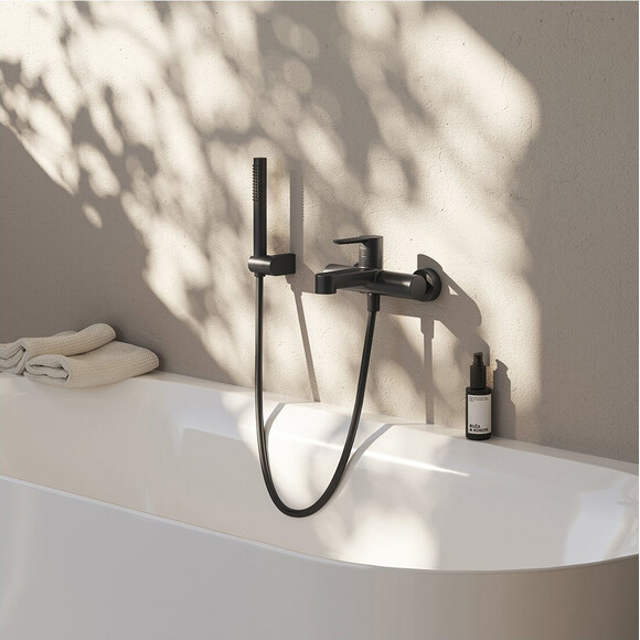 Лейка для душа Ravak Chrome 957.20BL (X07P573, черная, однорежимная), Цвет производителя: черный, фото 3