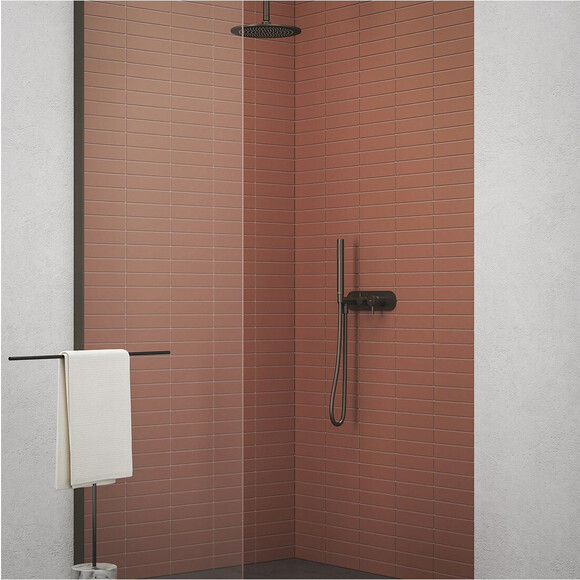 Верхній душ Ravak Chrome 980.20GB (X07P699, графіт брошований), Колір виробника: графіт брашований, фото , изображение 2