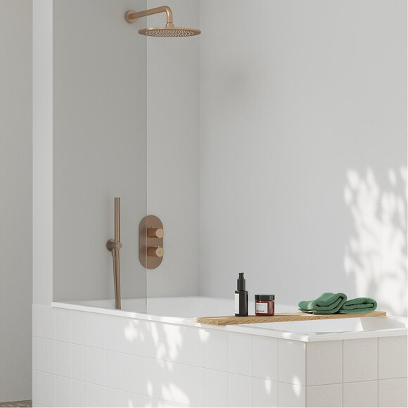 Верхній душ Ravak Chrome 980.60RGB (X07P711, брашироване рожеве золото), Колір виробника: брашироване рожеве золото, фото , изображение 3