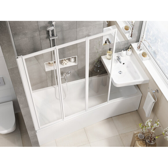 Акриловая ванна Ravak BeHappy II C951000000 (170x75 см, правая), Доступные размеры: 170 x 75 R, фото 