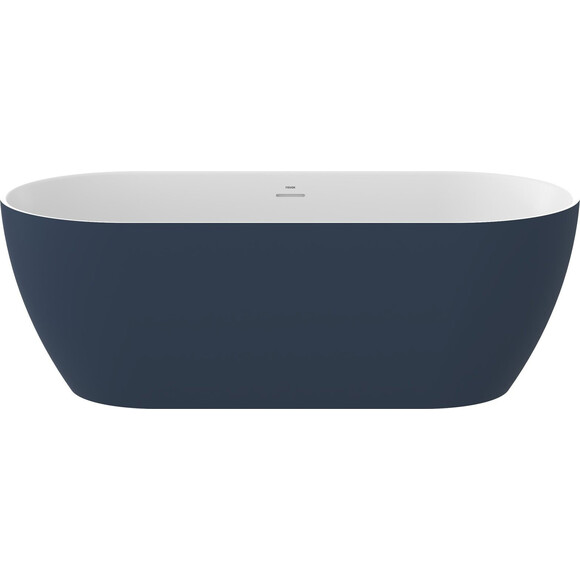 Акриловая ванна Ravak Freedom O Tec Deepsea Blue/White CD21400000 (170x77 см, синяя/белая, отдельностоящая, с ножками и сифоном), фото 2